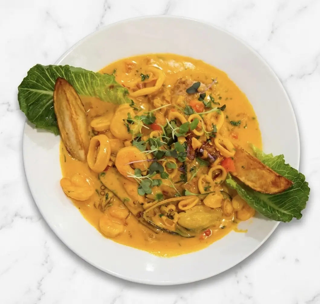 Pescado a lo Macho, Peruvian fish in seafood sauce